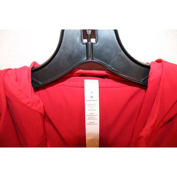 Lululemon Pack It Up Jacket in dark red size 6 womens - Picture 12 of 15